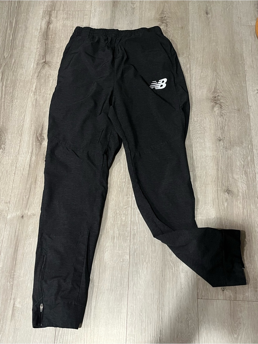 New Balance Kids Black Logo Track Joggers